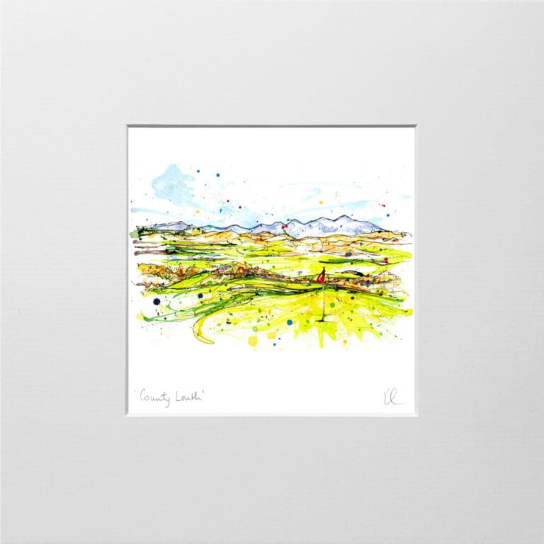 county louth small mounted print