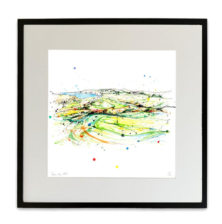 From the 15th - Royal Portrush - Golf Print - Image 4