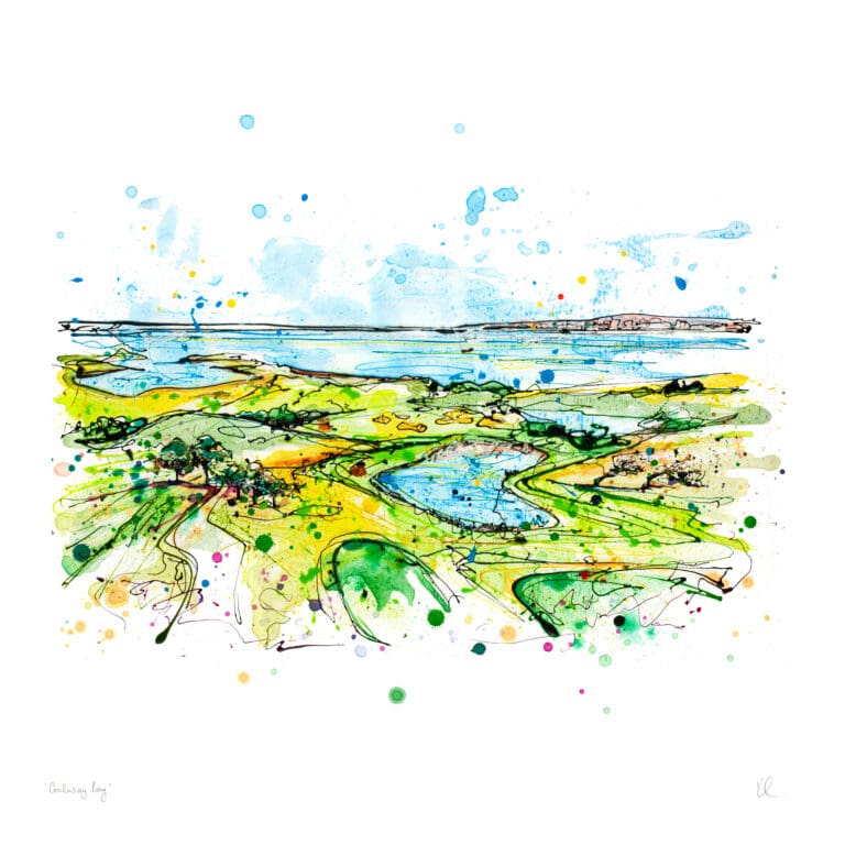 galway bay large unframed print