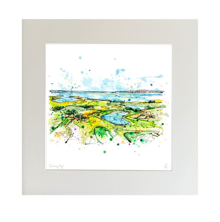 galway bay medium mounted print