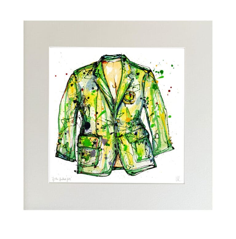 if the jacket fits medium mounted print