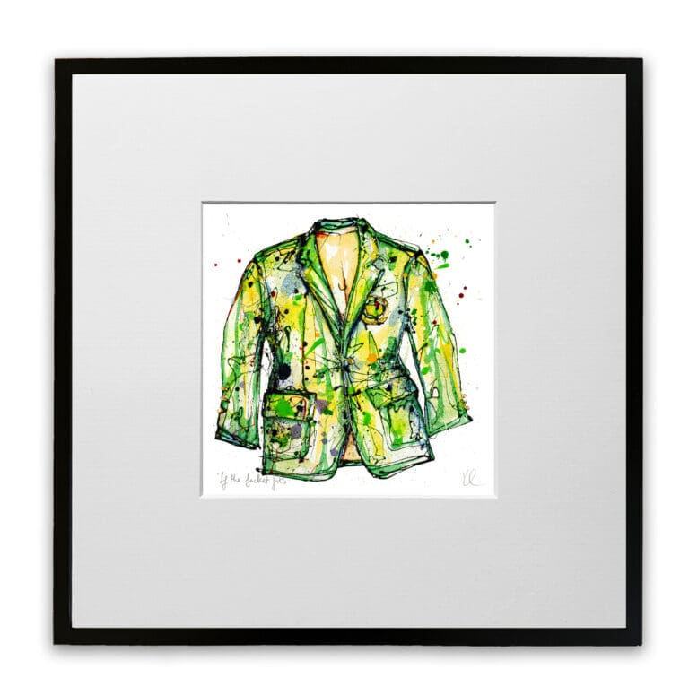 if the jacket fits small mounted and framed print