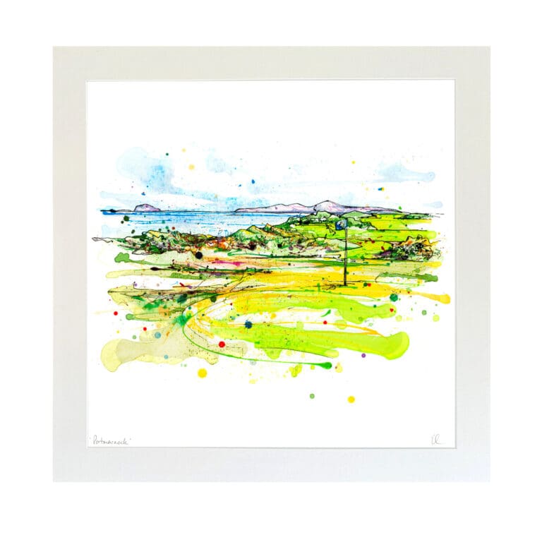 portmarnock large mounted print