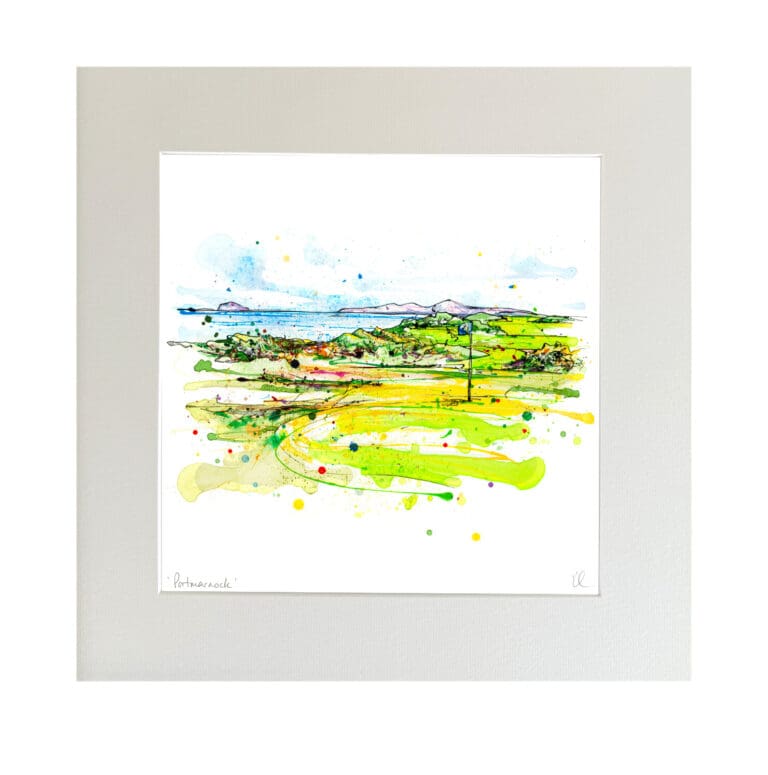 portmarnock medium mounted print