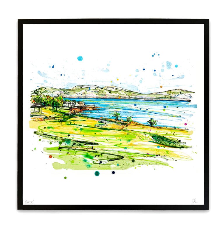 royal belfast large framed print