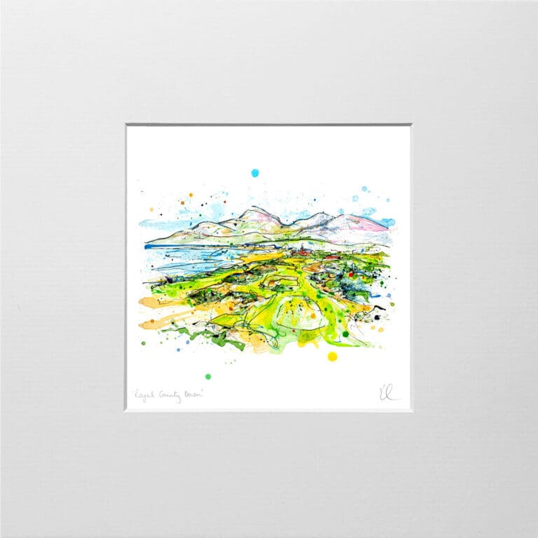 royal county down small mounted print