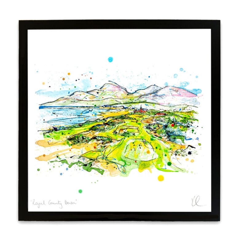 royal county down small framed print