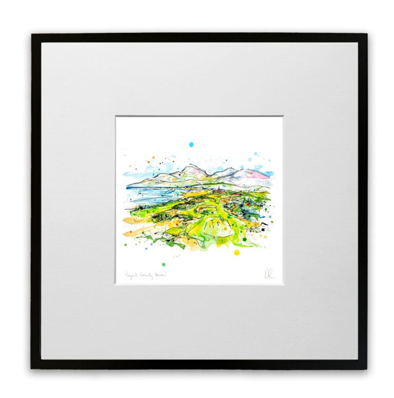 royal county down small mounted and framed print