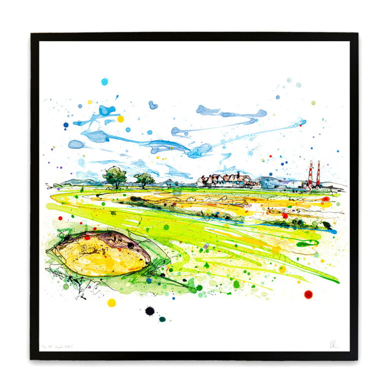 The 18th, Royal Dublin - Golf Print - Image 2