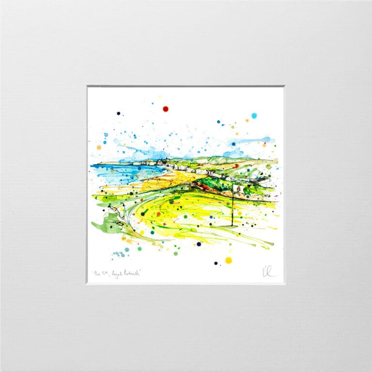 The 5th, Royal Portrush - Golf Print - Image 10