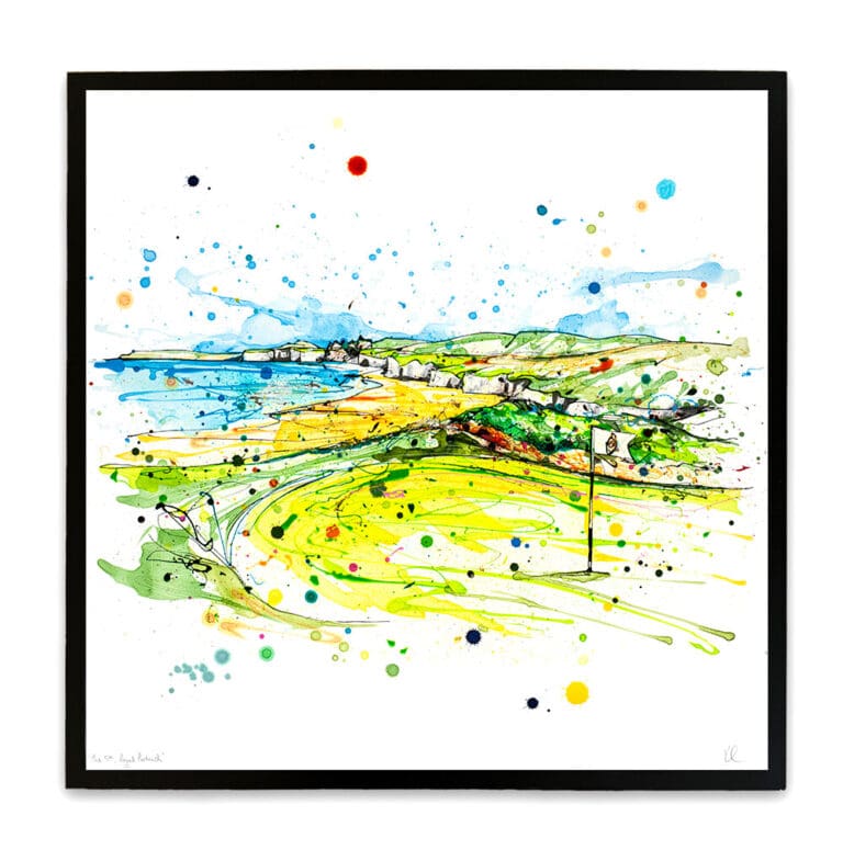 The 5th, Royal Portrush - Golf Print - Image 2