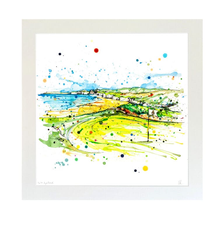 The 5th, Royal Portrush - Golf Print - Image 3