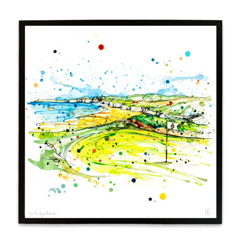 The 5th, Royal Portrush - Golf Print - Image 4