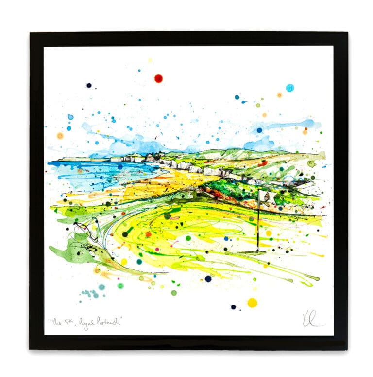 The 5th, Royal Portrush - Golf Print - Image 8