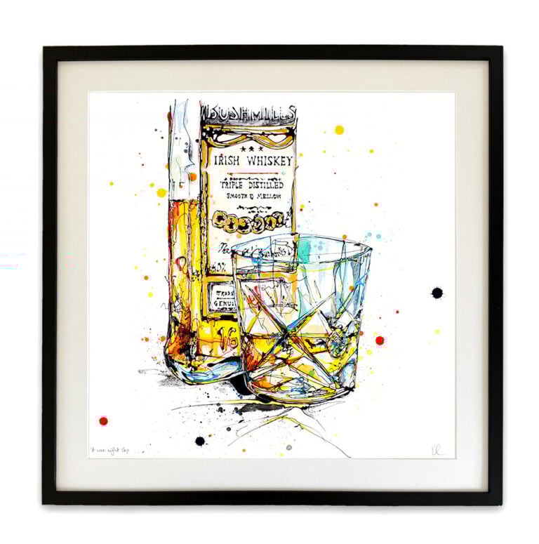 A Wee Night Cap - Whiskey Print