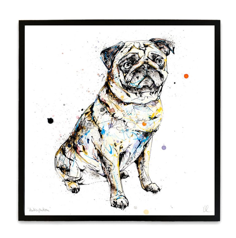 Anticipation - Pug Print - Image 5
