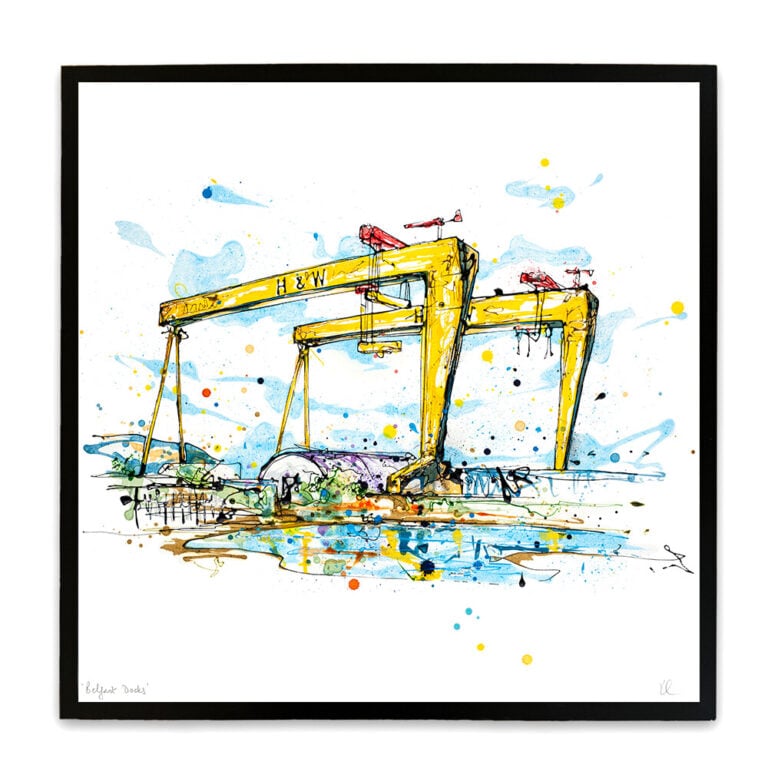 Belfast Docks - Northern Ireland Print - Image 2