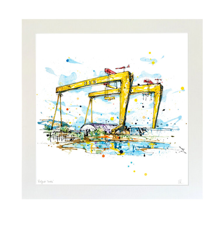 Belfast Docks - Northern Ireland Print - Image 3