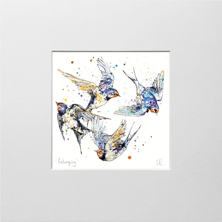 Belonging - Swallows Print - Image 9