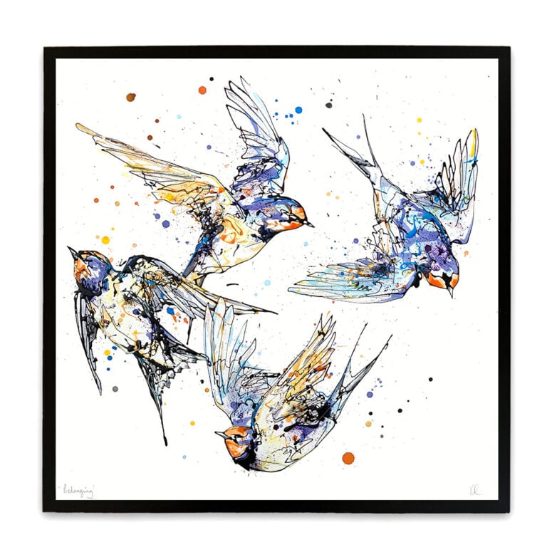 Belonging - Swallows Print - Image 2