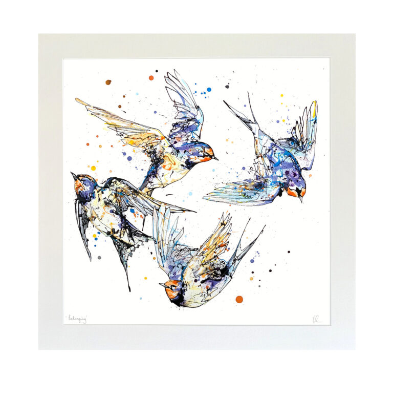 Belonging - Swallows Print - Image 3
