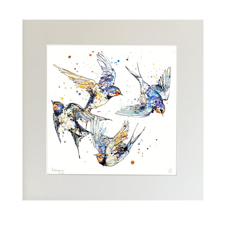 Belonging - Swallows Print - Image 6