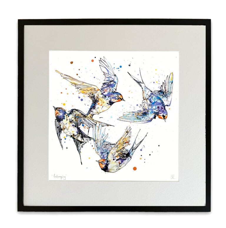 Belonging - Swallows Print - Image 4