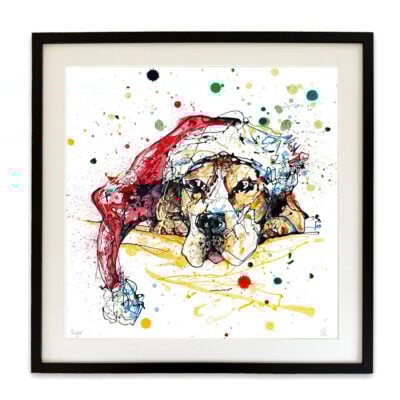 Bright - Christmas Dog Print