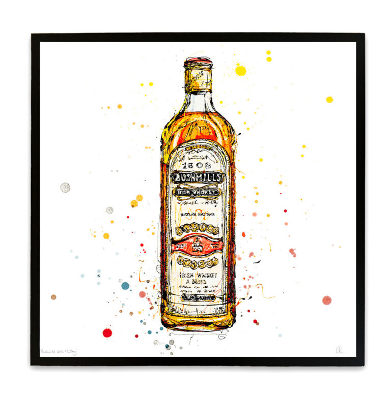 Bushmills Irish Whiskey - Whiskey Print - Image 2