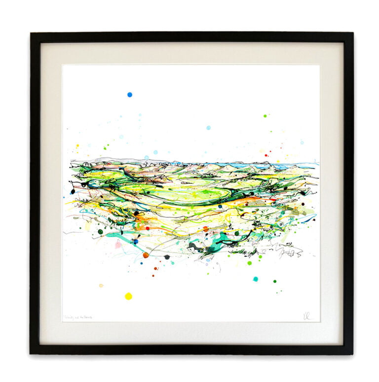 Calamity Corner and the Skerries - Royal Portrush Golf Club Print