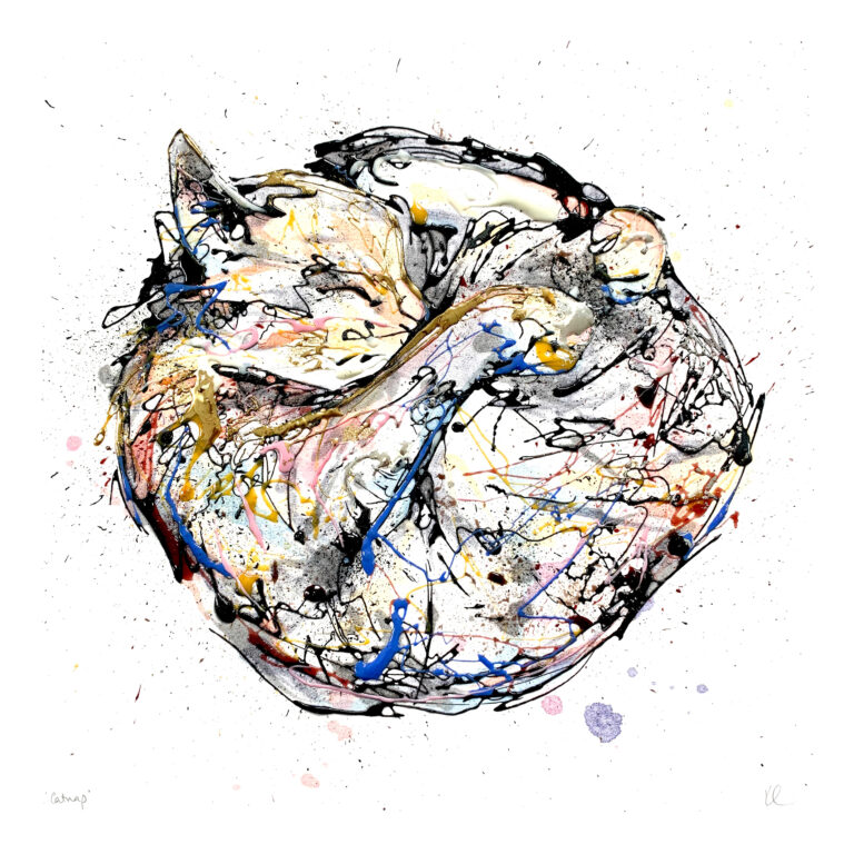 Catnap - Sleepy Cat Print - Image 4