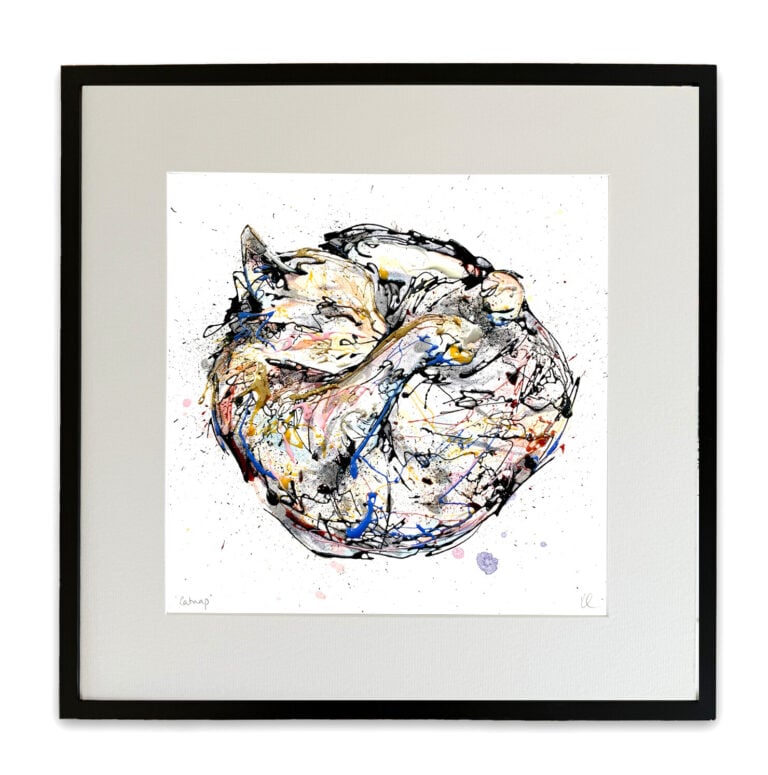 Catnap - Sleepy Cat Print - Image 5