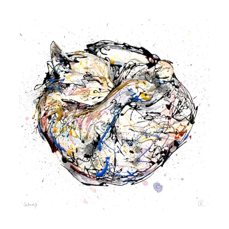 Catnap - Sleepy Cat Print - Image 7