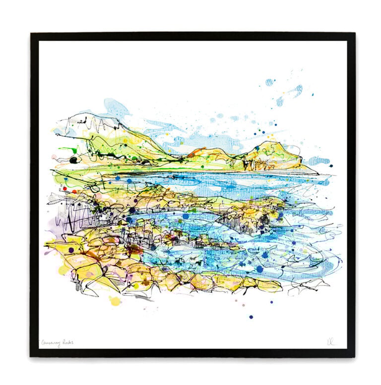 Causeway Rocks - North Coast of Ireland Print - Image 2
