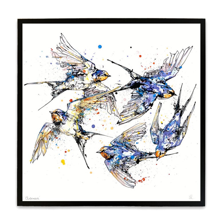 Closeness - Swallows Print - Image 2