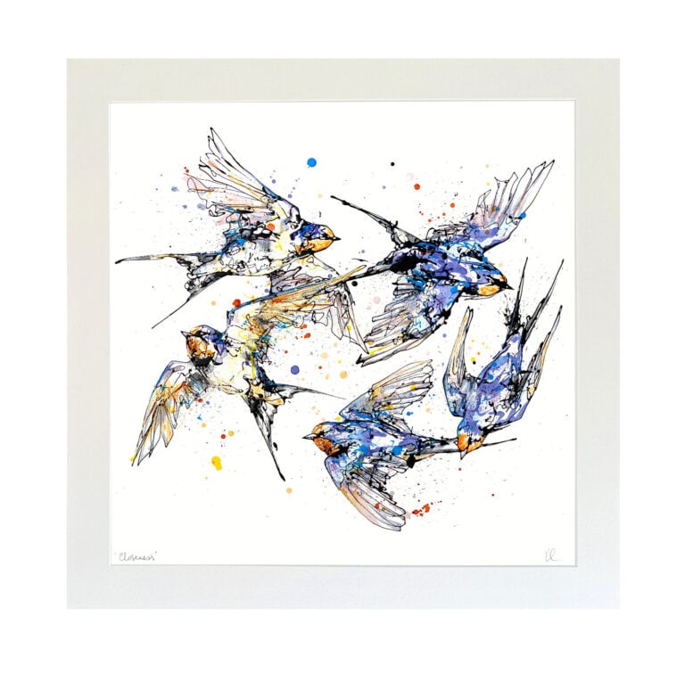 Closeness - Swallows Print - Image 3