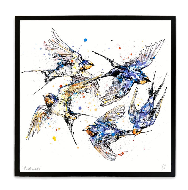 Closeness - Swallows Print - Image 5