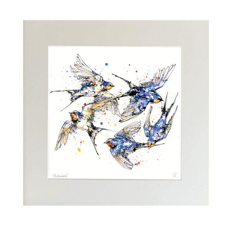 Closeness - Swallows Print - Image 6