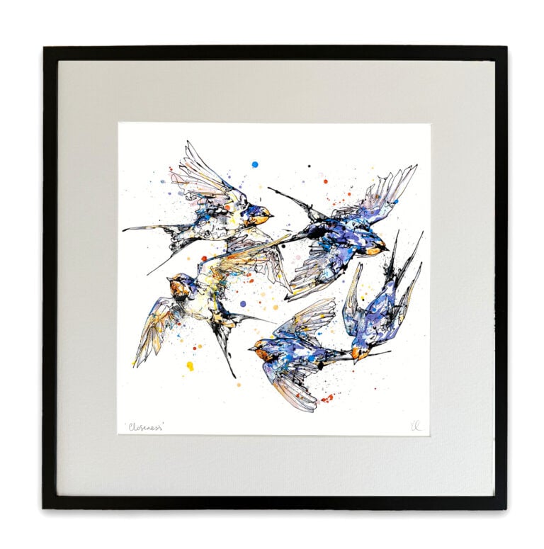 Closeness - Swallows Print - Image 4