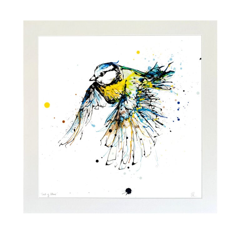 Coat of Colour - Blue Tit Print - Image 3