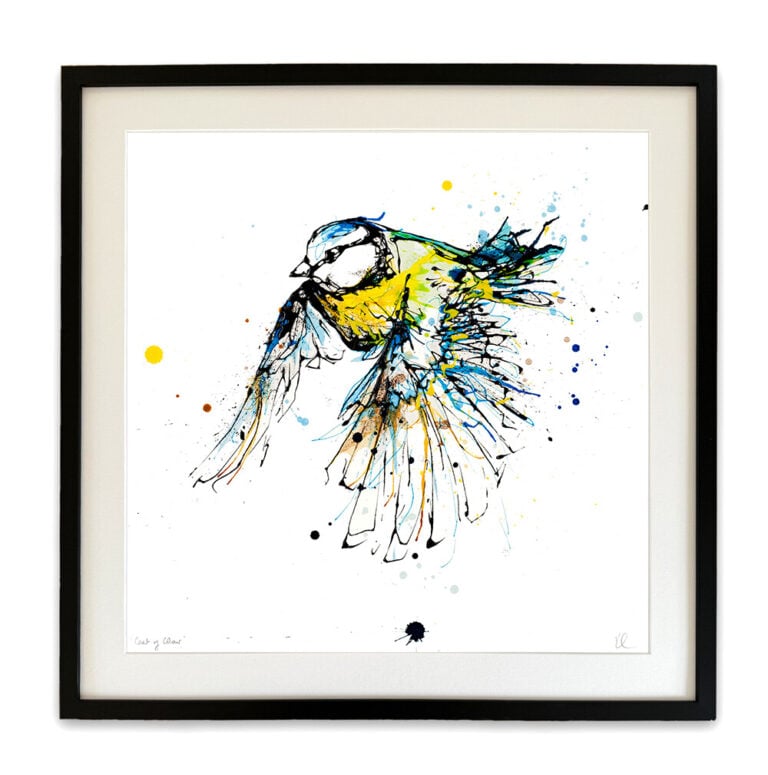 Coat of Colour - Blue Tit Print