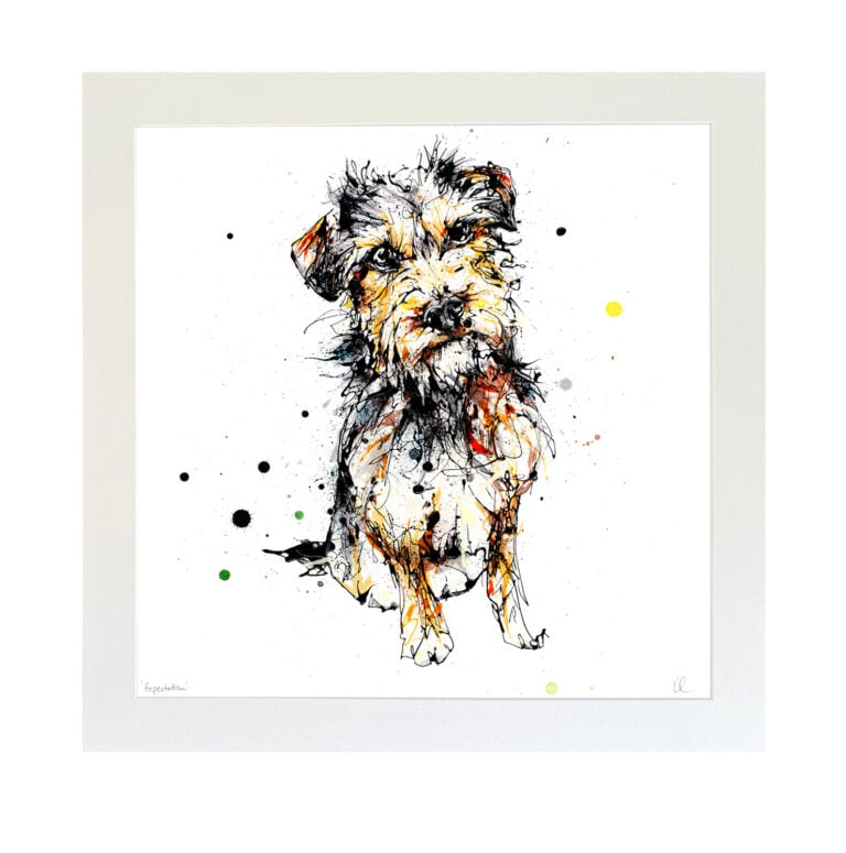 Expectation - Border Terrier Dog Print - Image 3