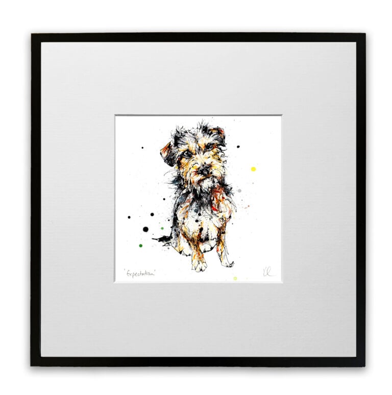Expectation - Border Terrier Dog Print - Image 8