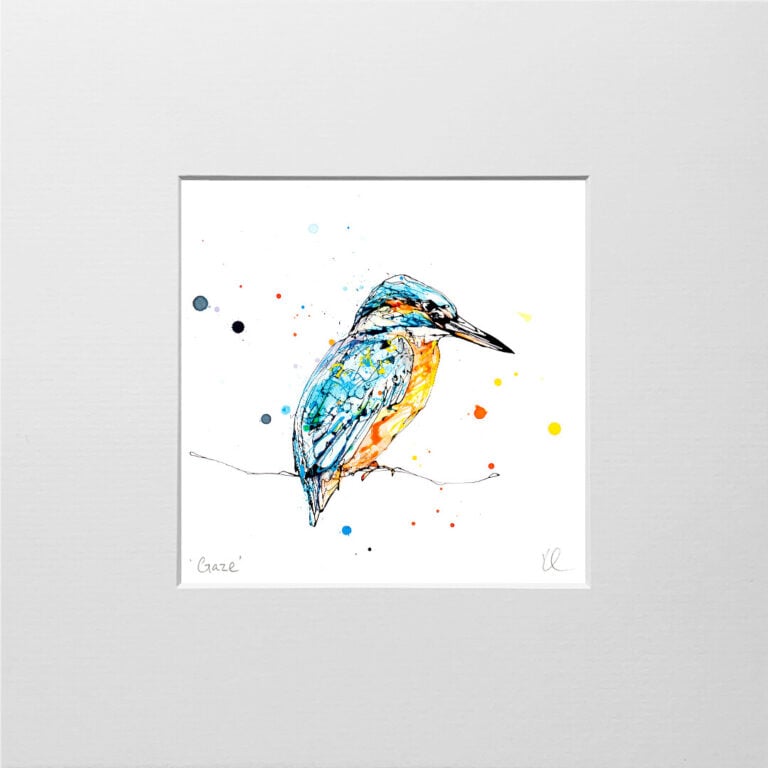 Gaze - Kingfisher Print - Image 9