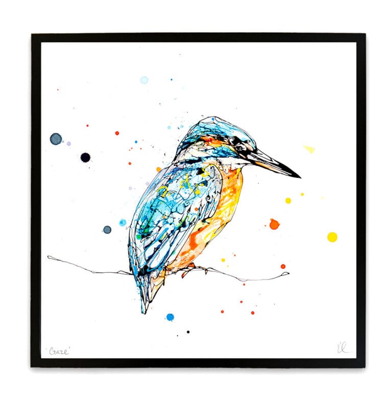 Gaze - Kingfisher Print - Image 5