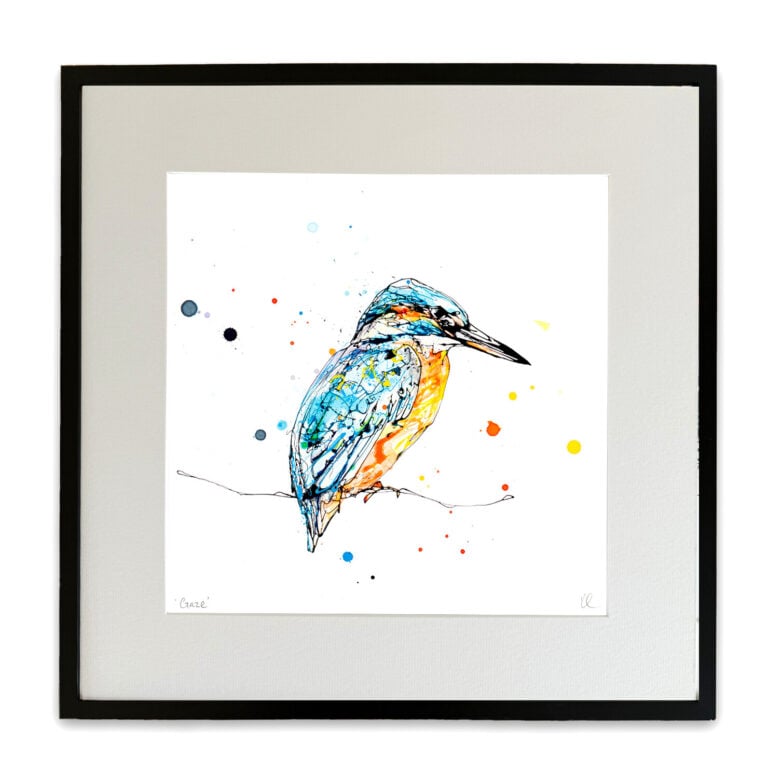 Gaze - Kingfisher Print - Image 4
