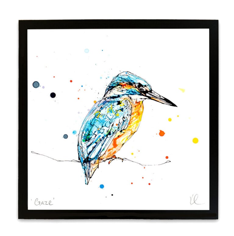 Gaze - Kingfisher Print - Image 8