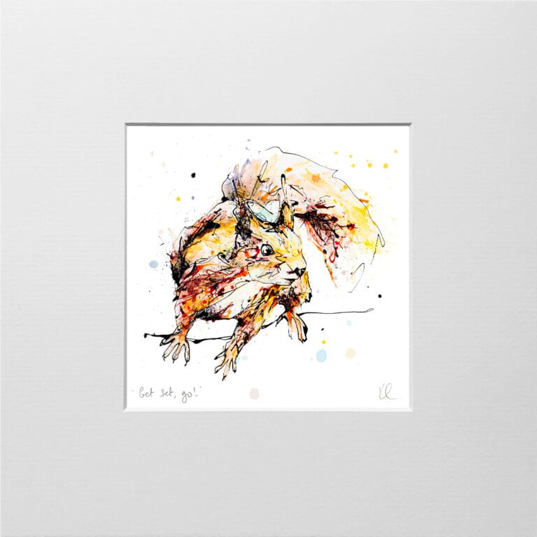 Get Set, Go! - Red Squirrel Print - Image 9