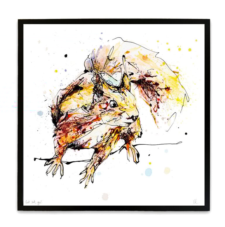 Get Set, Go! - Red Squirrel Print - Image 2