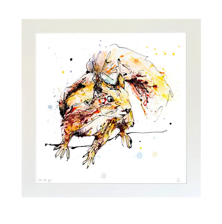 Get Set, Go! - Red Squirrel Print - Image 3